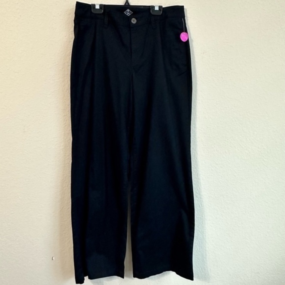 St. John's Bay Pants Black Straight Leg High
Waisted Classic Career Trendy NWT